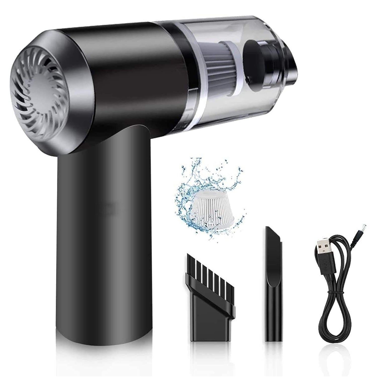 7370 Vacuum Cleaner Dust Collection 2 in 1 Car Vacuum Cleaner 120W High-Power Handheld Wireless Vacuum Cleaner Home Car Dual-use Portable USB Rechargeable 7370 Vacuum Cleaner Dust Collection 2 in 1 Car Vacuum Cleaner 120W High-Power Handheld Wireless Vacuum Cleaner Home Car Dual-use Portable USB Rechargeable
